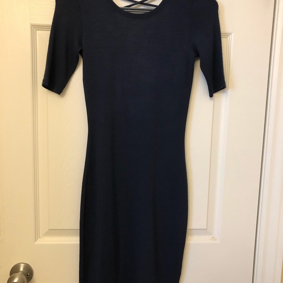 Morand Dress XXS Navy, New Without Tag - Picture 3 of 4